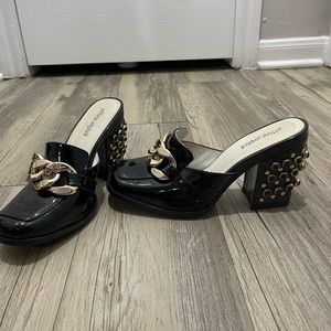 black and gold jeffrey campbell heels